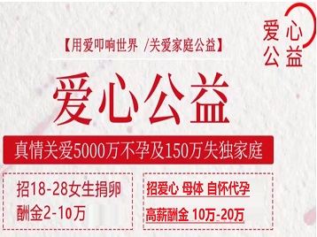 栾城捐卵助孕生子 爱心志愿者招募